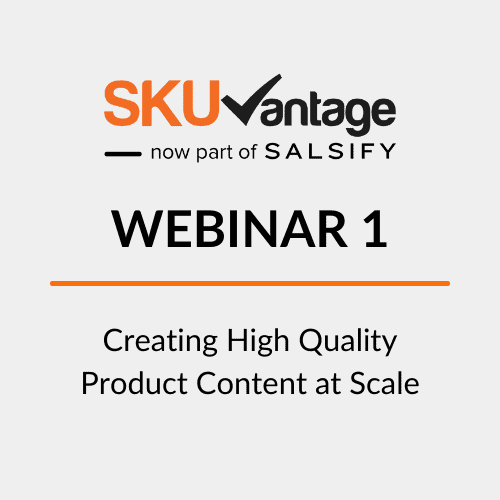 Creating high quality product content at a scale