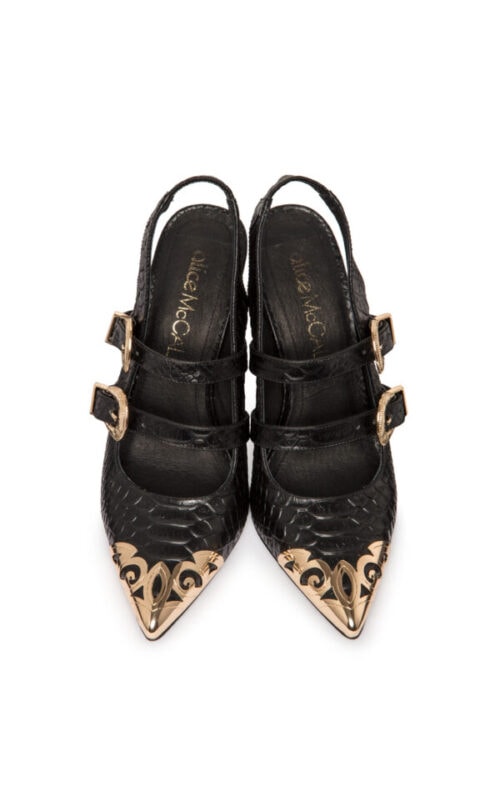 Alice mccall black shoes fashion photography;
