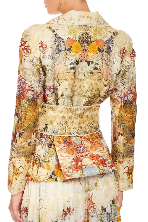 Camilla jacket model fashion photography;