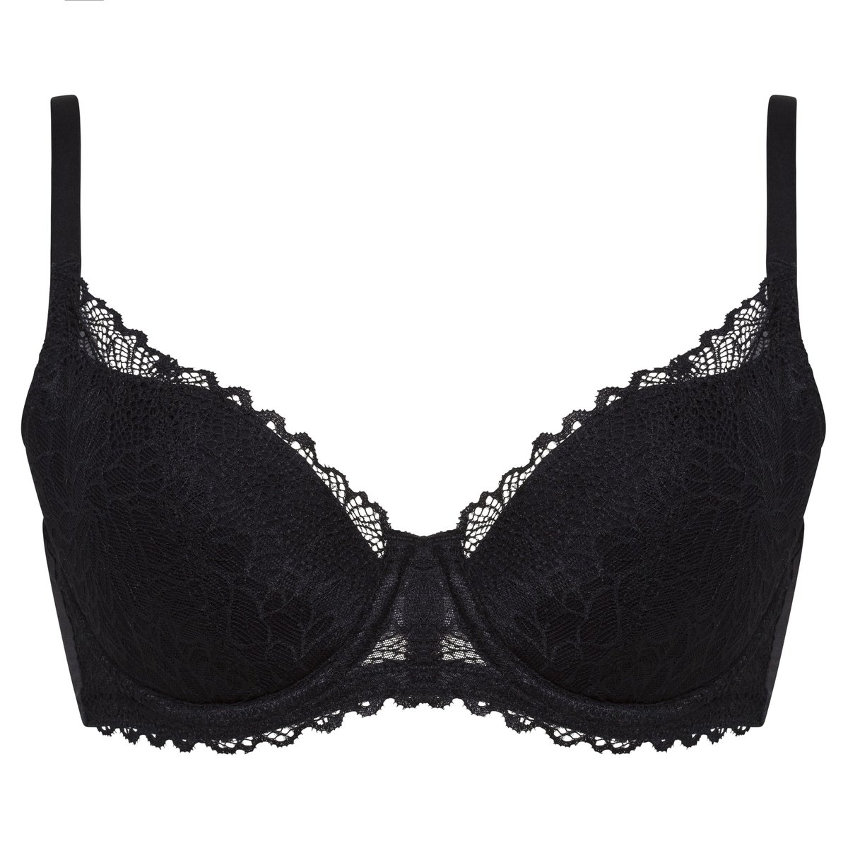 Hanes Ghost Mannequin Photography black lace bra;