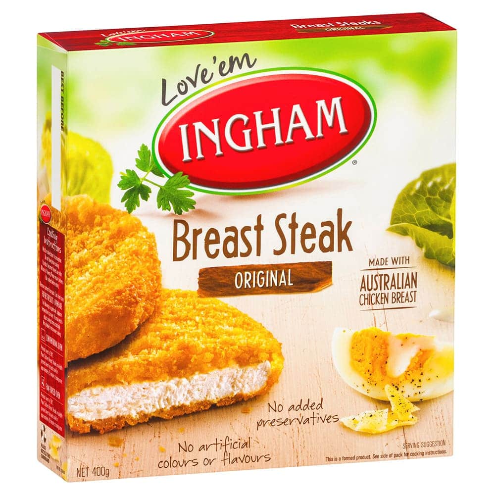 Inghams Product Photography chicken breast steak;