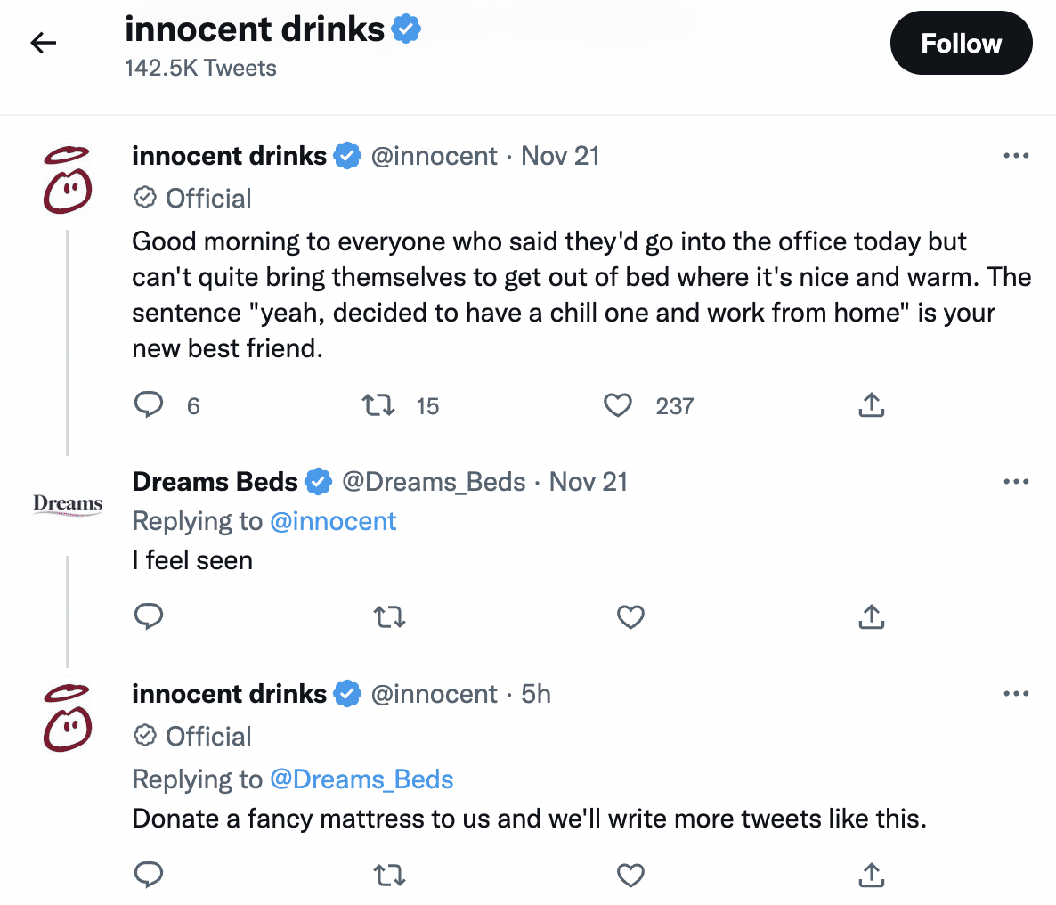 innocent drinks instagram strategy
